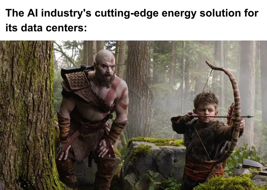 AI companies are building huge natural gas plants to power data centers. What could go wrong?