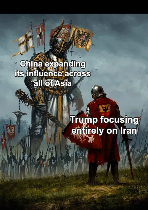 As China Pushes to Expand in Asia, Trump Focuses on Iran