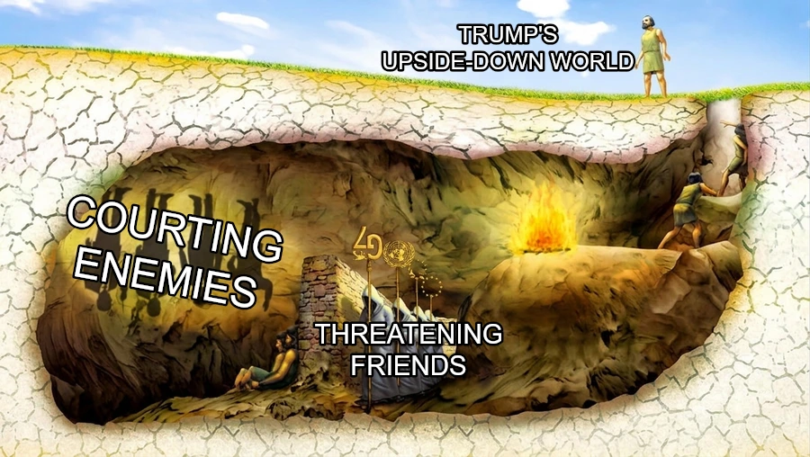 Threatening Friends and Courting Enemies in Trump’s ‘Upside-Down World’