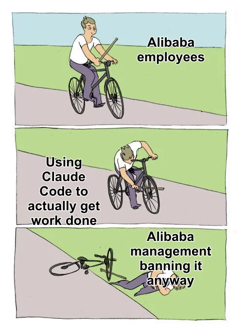 Alibaba reportedly bans employees from using Claude Code