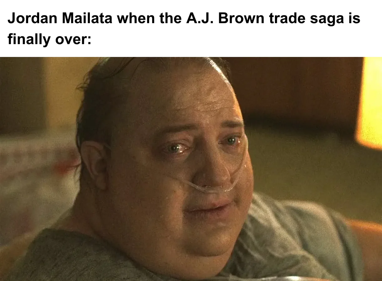 Eagles LT after Brown trade: 'Thank God it's over'...